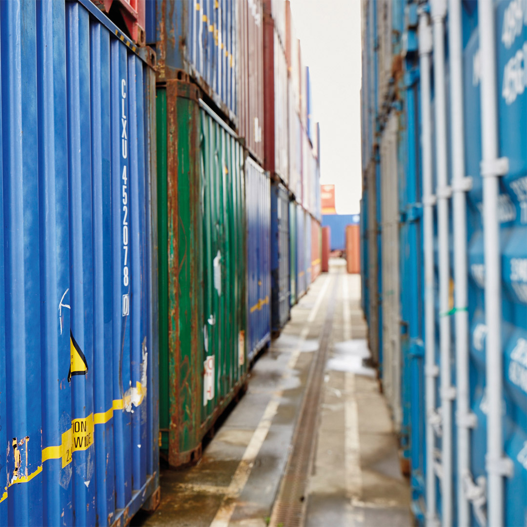 Rheinhafen Container