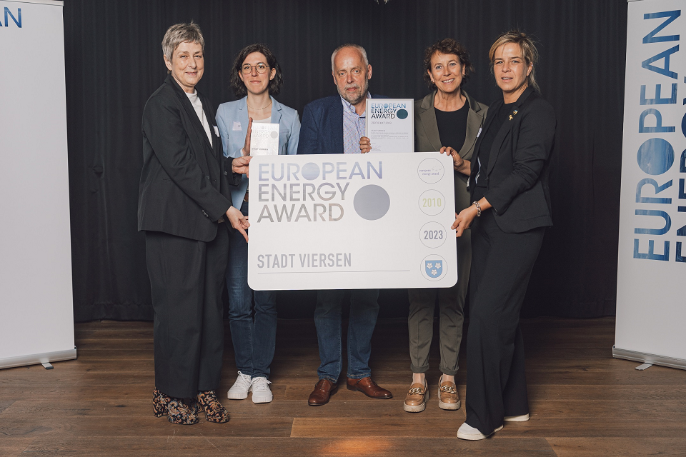 European Energy Award: Viersen ist seit dem Jahr 2010 dabei