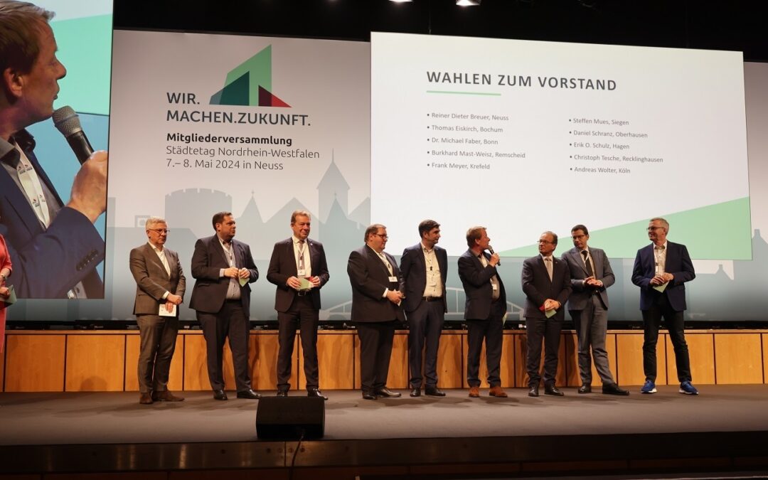 Oberbürgermeister Frank Meyer wieder im Vorstand des Städtetags NRW
