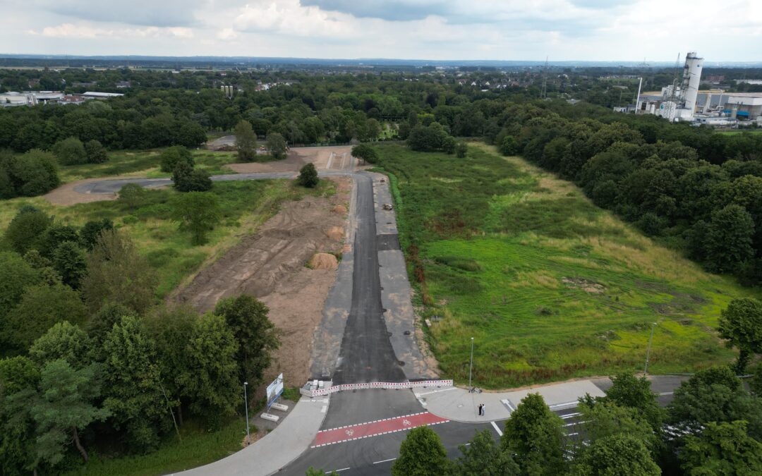 Neues Gewerbequartier an der Alten Heerstraße nimmt Formen an