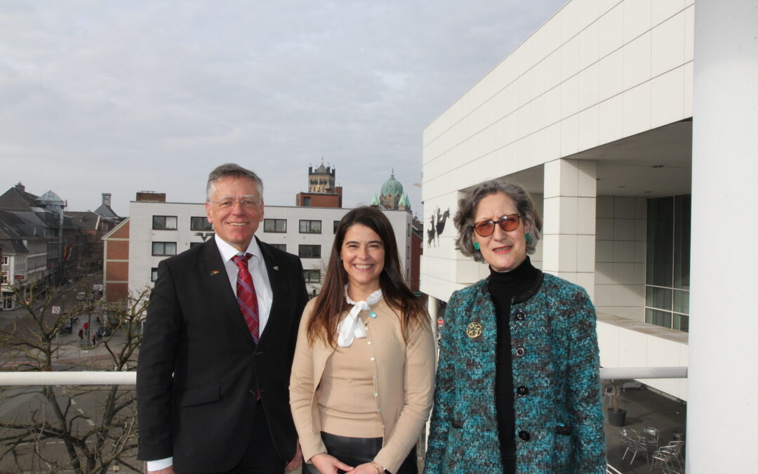 Neue portugiesische Generalkonsulin Elisabete Cortes Palma auf Antrittsbesuch im Rhein-Kreis