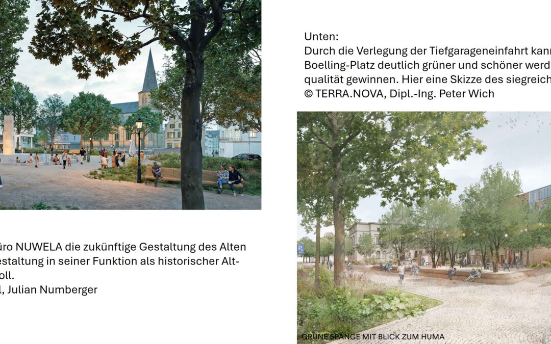 Siegerentwürfe für Alten Markt und Johann-Peter-Boelling-Platz stehen fest