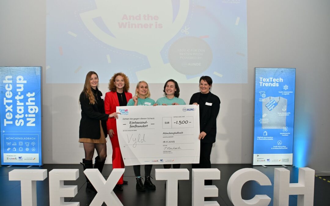 Sieben Start-ups begeistern bei der TexTech Start-up Night 2025