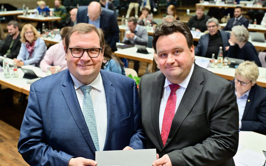 Stadtdirektor Markus Schön im Stadtrat wiedergewählt