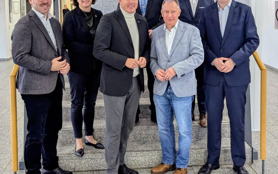 Landrätin Katharina Reinhold tauscht sich mit Amtskollegen zum Strukturwandel aus