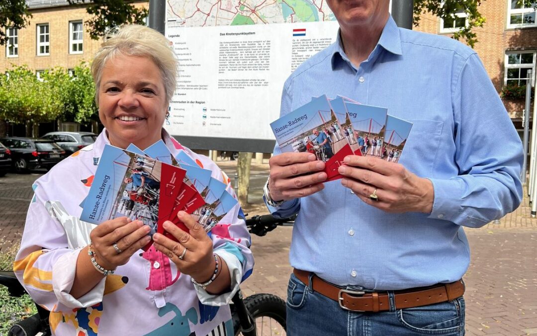 Die Stadt Rees ist nun offizieller Teil des Hanse-Radwegs