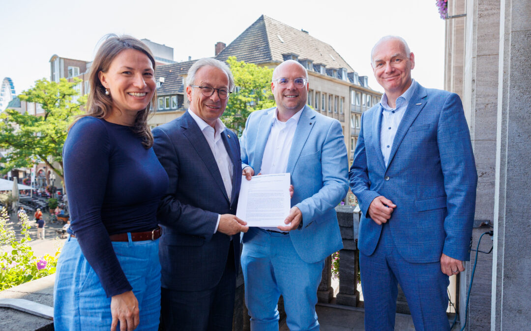 Neuss und Kaarst arbeiten für Gewerbegebiet Hüngert eng zusammen
