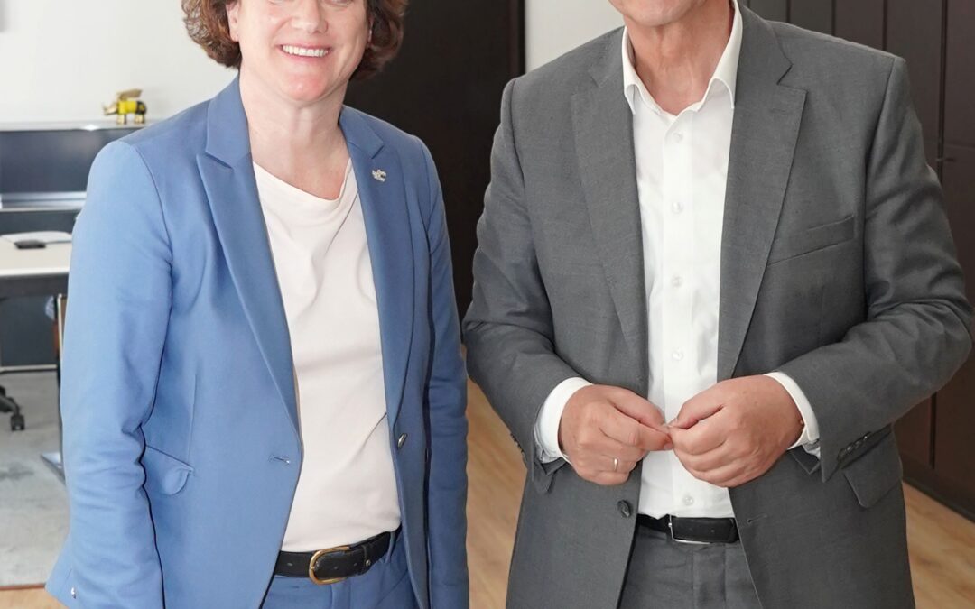 Landrätin Katharina Reinhold zu Besuch bei Regierungspräsident Gregor Lange
