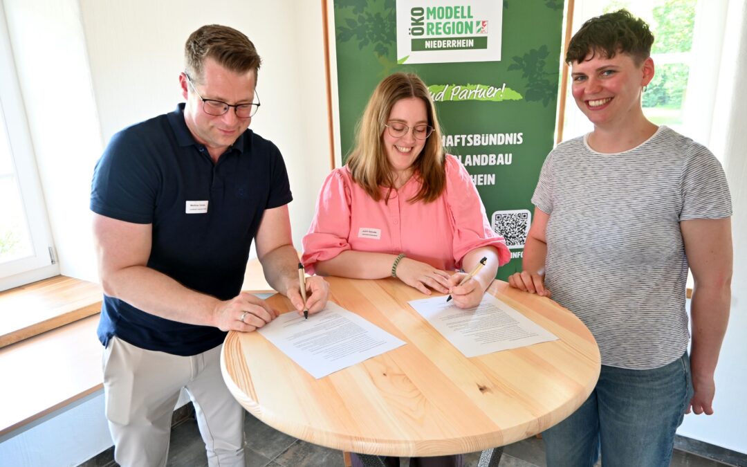 Schermbeck wird Mitglied im Partnerschaftsbündnis für den Ökolandbau am Niederrhein